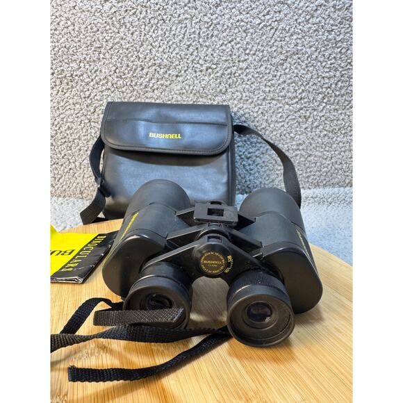 Bushnell Large Objective 10x50 WA Binoculars With Case PreOwned Working - Picture 7 of 16